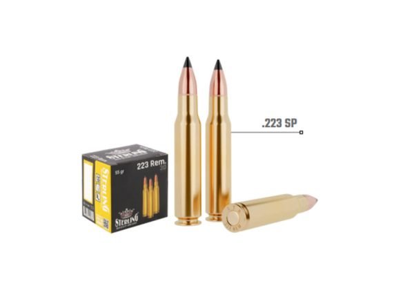 STERLING .223 SP Rifle Cartridge/55 Grain