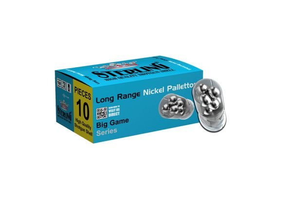 STERLING Big Game Series 12 Gauge Long Range Nickel Buckshot / 28G