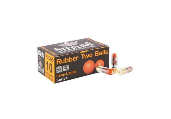 STERLING Less-Lethal Series 12 Gauge  Rubber Two Balls