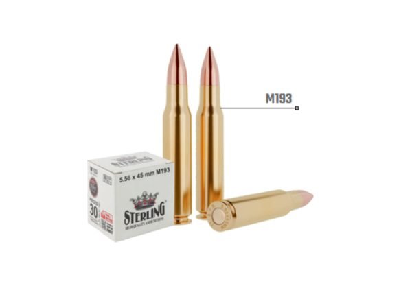 STERLING 5,56x45 mm M193 Rifle Cartridge