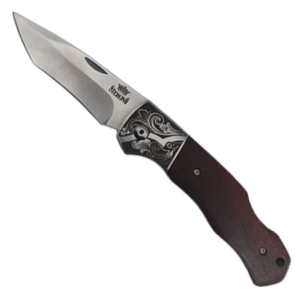 STERLING 11 cm Lock Back Brown Pocket Knife